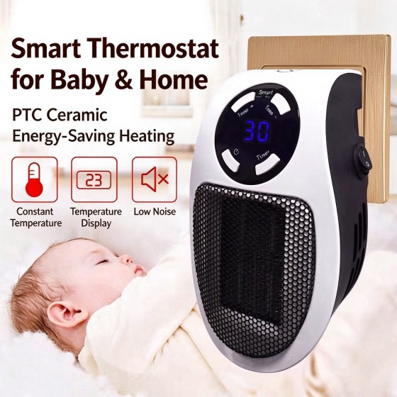BMW Mini Air Heater Home Small Air Heater Desktop Office Multi-function Heater